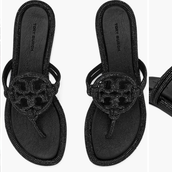 Tory Burch MILLER PAVÉ KNOTTED SANDAL - Picture 1 of 17